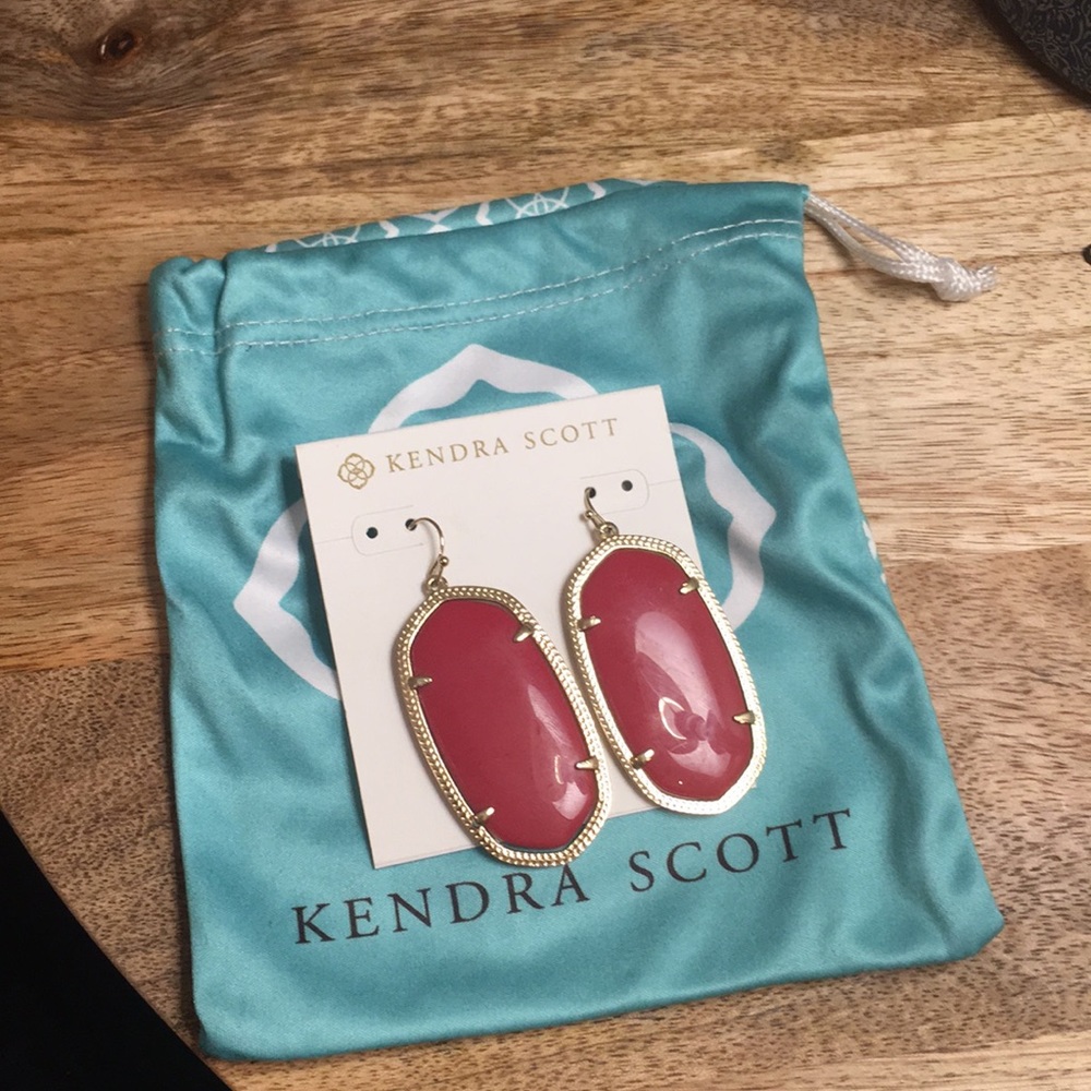 Red Kendra Scott Danielle Earrings